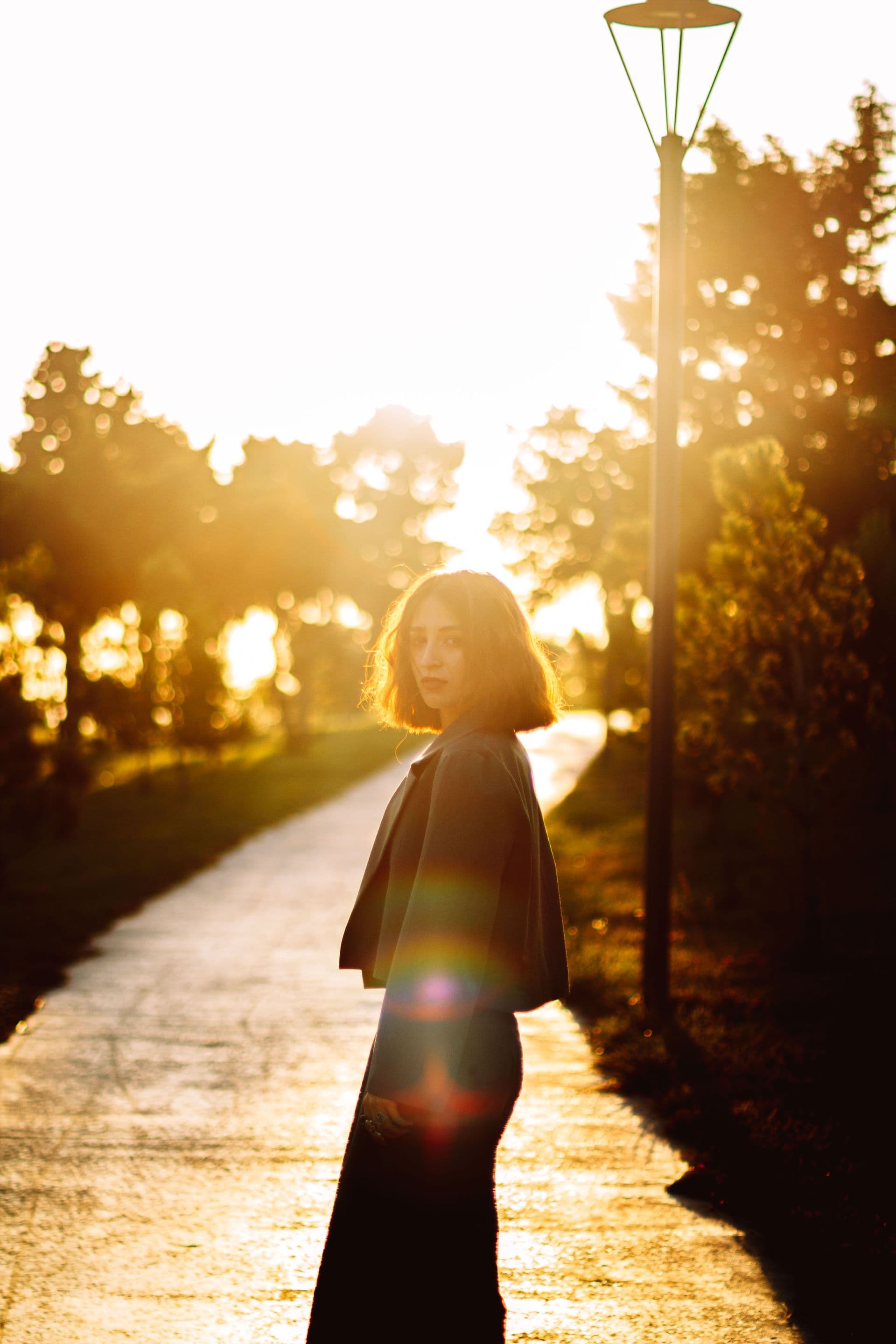 Golden hour portrait session